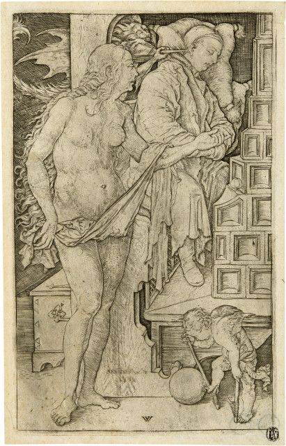 Wenzel von Olmütz, nach Dürer  : Der Traum, nach Albrecht Dürer , Circa 1500