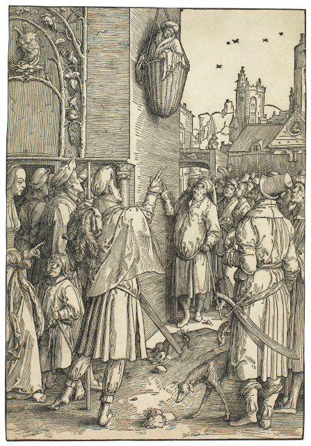 Lucas van Leyden : Der verspottete Virgil - The poet Virgil  ..., Circa 1514