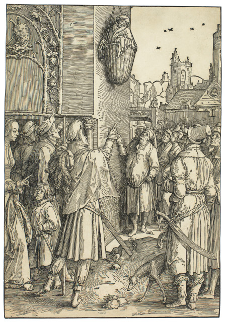 Lucas van Leyden : Der verspottete Virgil - The poet Virgil ..., Circa 1514