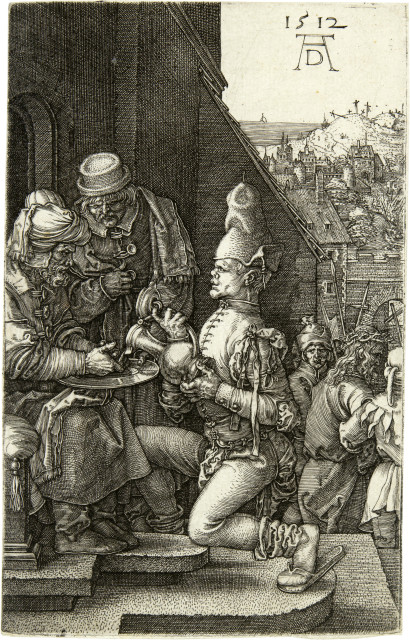 Albrecht Dürer : Die Handwaschung des Pilatus, 1512