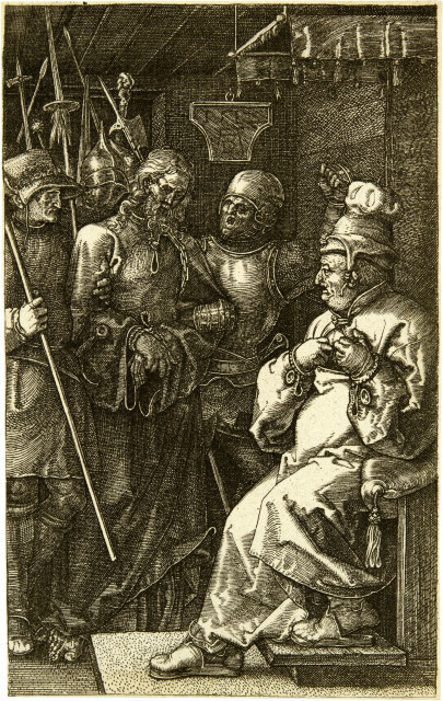 Albrecht Dürer : Christus vor Kaiphas, 1512