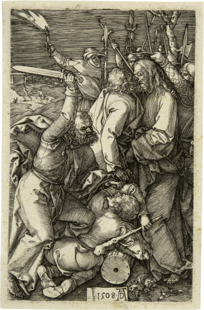 Albrecht Dürer : Die Gefangennahme Christi, 1508