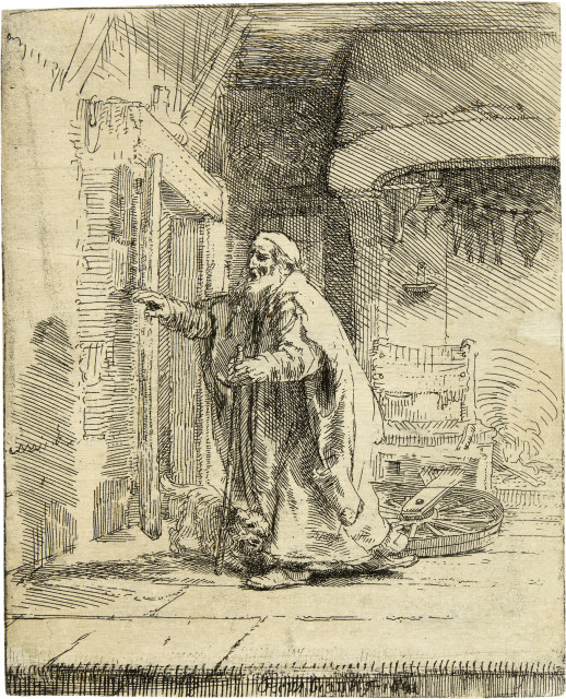 Rembrandt Harmensz. van Rijn : Der blinde Tobias, 1651