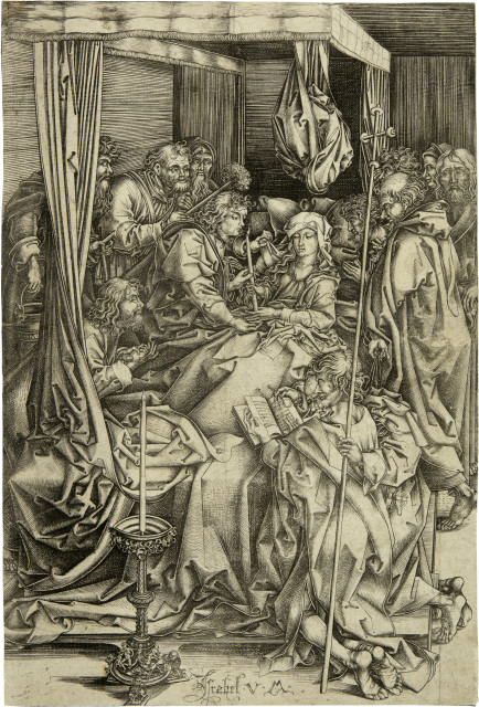 Israhel van Meckenem : Der Tod der Maria, 1490-1500
