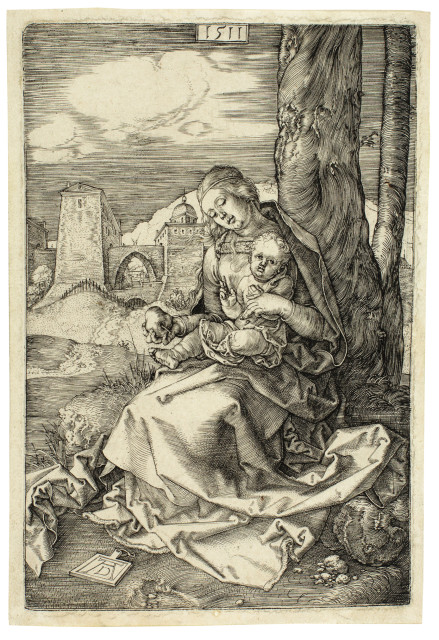 Albrecht Dürer  : Maria mit der Birne , 1511