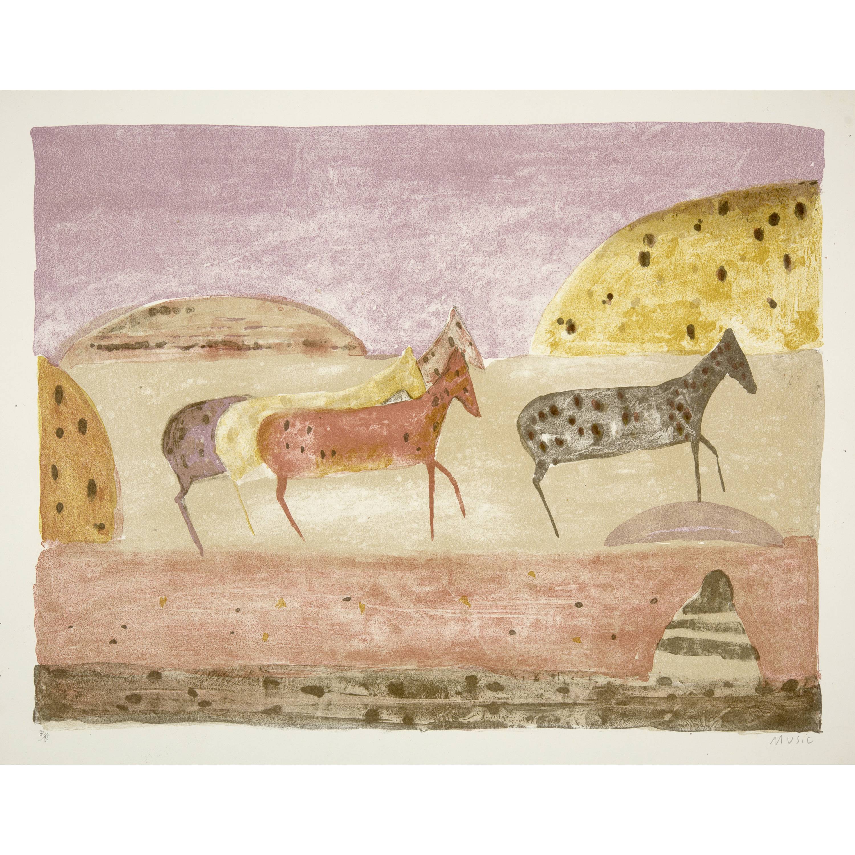 Zoran Music : Paysage dalmate, 1955 | Galerie Kornfeld Auktionen Bern