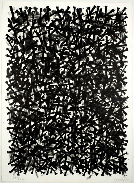 Günther Uecker  : Nagelbrett , 1994 