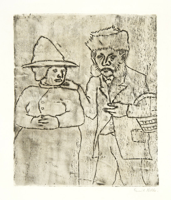 Emil Nolde : Mann und Frau, 1911