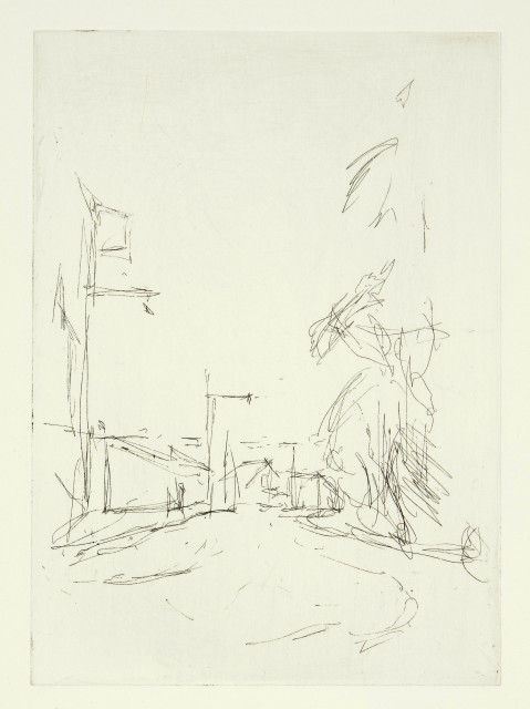 Alberto Giacometti : Faubourg I, 1955-1956
