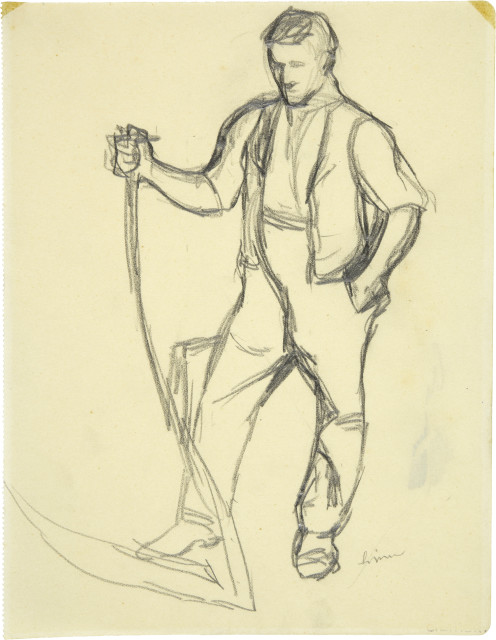Carl August Liner : Mäher, 1912