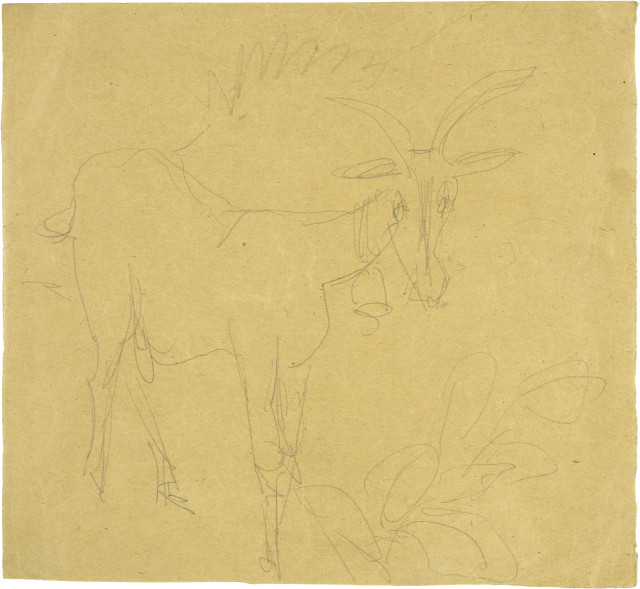 Ernst Ludwig Kirchner : Ziege, Around 1920