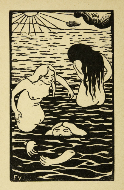 Félix Vallotton : Les trois baigneuses, 1894