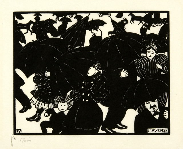 Félix Vallotton : L'averse, 1894