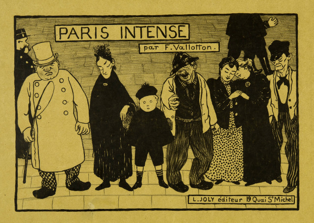 Félix Vallotton : Paris Intense, Frontispiz, 1893