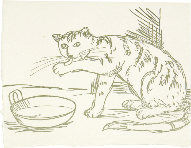 Franz Gertsch  : Begegnung , 1957