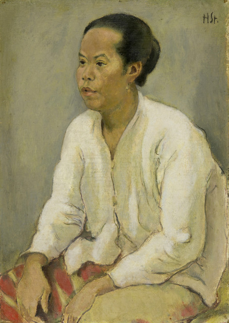Hans Sturzenegger  : Sitzende chinesische Frau , Um 1911-1913 
