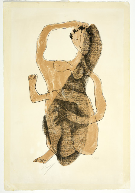 Henri Laurens : Femme assise à la jambe levée, Around 1950
