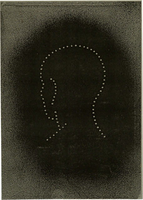 Markus Raetz : 2 Blatt 'Verlorenes Profil', 1989