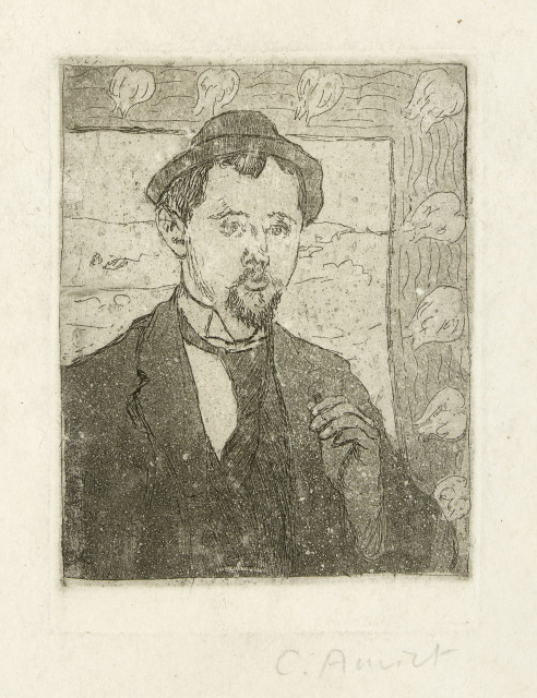 Cuno Amiet : Portrait Oscar Kurt, Around 1895