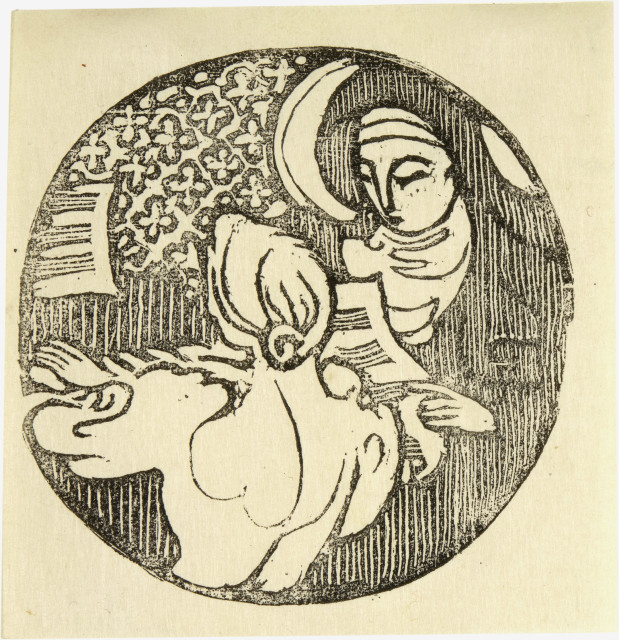 Maurice Denis  : Petit bois. - 3 Illustrationen zu Verlaine « ..., 1892-1893