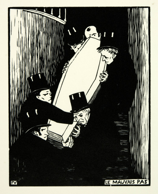 Félix Vallotton : Le mauvais pas, 1893
