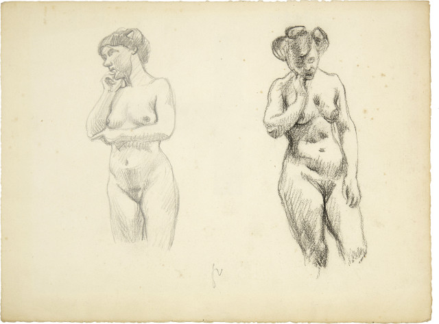 Félix Vallotton : Deux nus, Around 1890