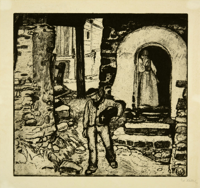 Edouard Vallet : L'enfant mort, 1914