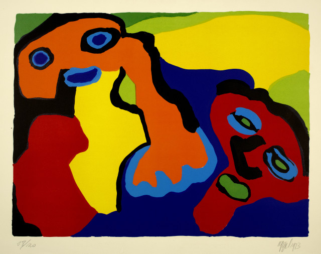 Sammelnummer : Karel Appel, Tête dansante. -, 1968-1973