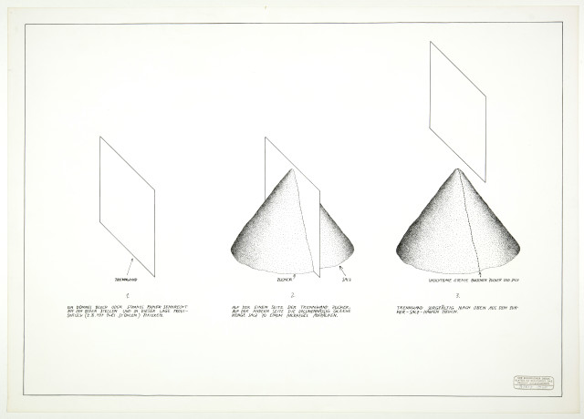 Markus Raetz : Zucker und Salz, 1969