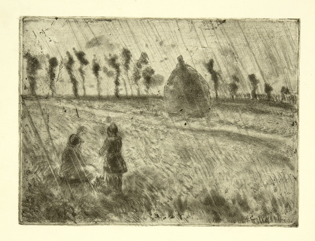 Camille Pissarro : Effet de pluie, 1879