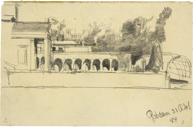 Karl Stauffer-Bern : Potsdam, Friedenskirche, 1884