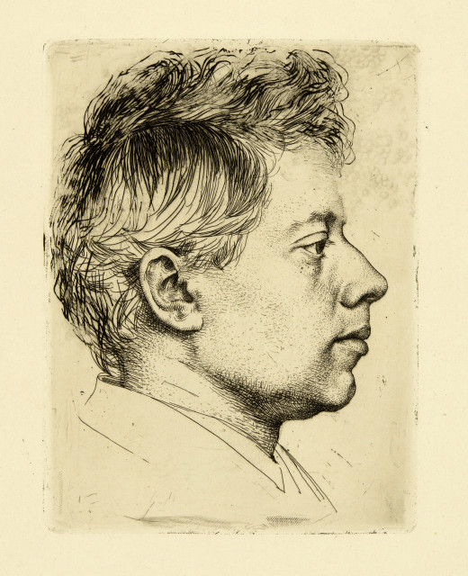 Karl Stauffer-Bern : Peter Halm, 1887