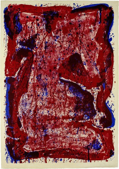 Sam Francis : Affiche Moderna Museet Stockholm, 1960
