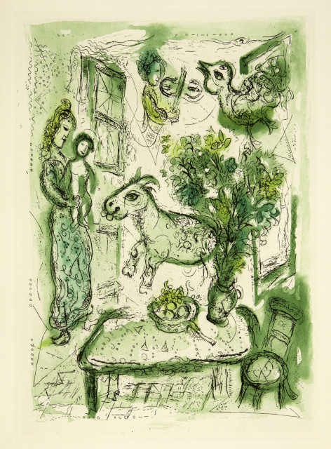 Marc Chagall  : Eau-forte pour Franz Meyer , 1961