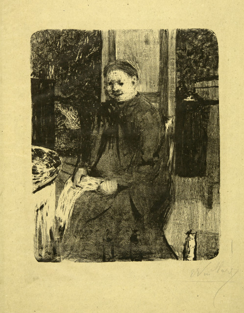 Édouard Vuillard : La mère du peintre, Around 1895