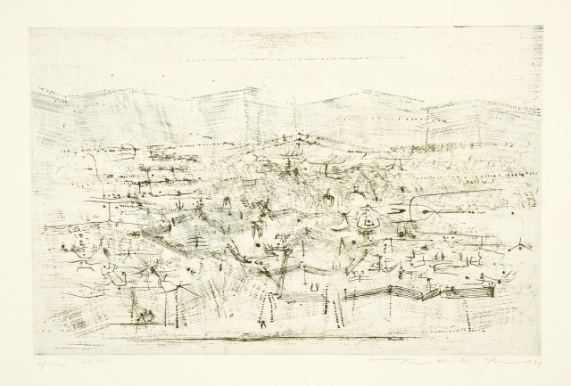 Zao Wou-Ki : Champs abandonnés, 1954
