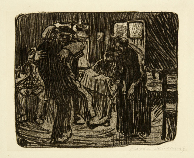 Käthe Kollwitz : Hamburger Kneipe, 1901
