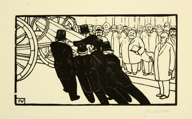 Félix Vallotton : Les nécrophores, 1892