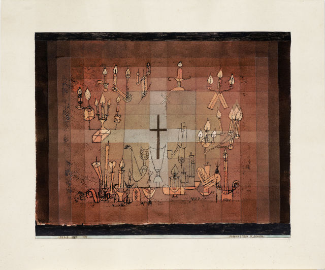 Paul Klee  : Haeusliches Requiem , 1923 - work number 1923.151