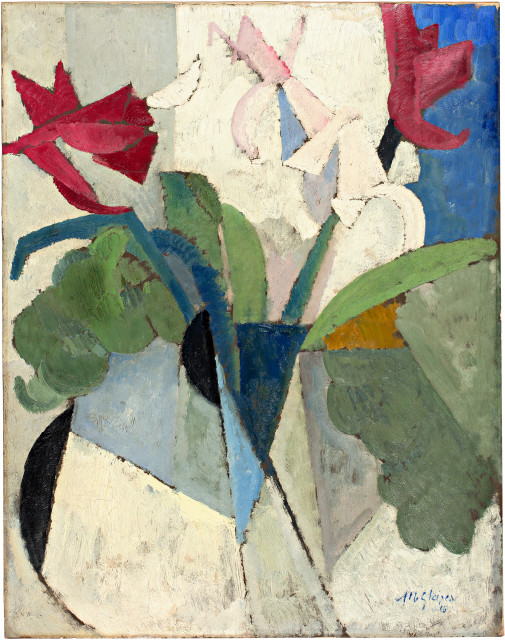 Albert Gleizes  : Composition avec fleurs , 1916