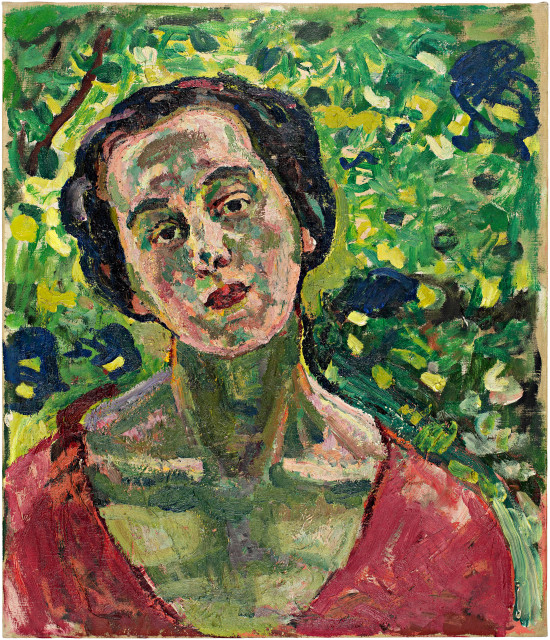 Ferdinand Hodler  : Bildnis einer Unbekannten , Um 1915 