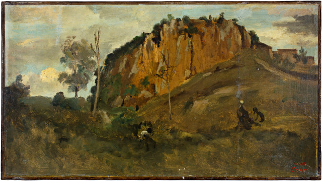 Camille Corot : Civita Castellana - Rochers à Pic, 1826-1827