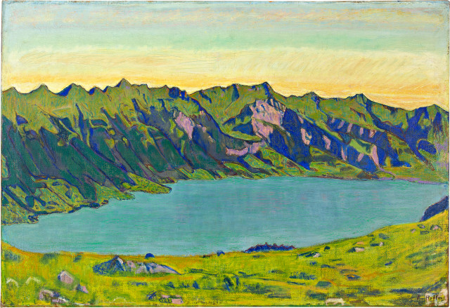 Ferdinand Hodler  : Der Brienzersee von Breitlauenen aus , 1906 