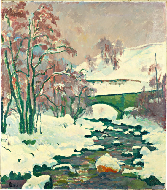 Giovanni Giacometti  : Föhnwetter im Winter , 1912 
