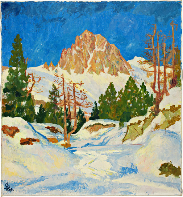 Giovanni Giacometti  : Piz Lagrev , 1931
