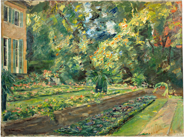 Max Liebermann : Die Blumenterrasse im Wannseegarten nach  ..., 1929