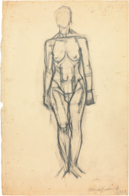 Alberto Giacometti : Nu debout, circa 1934