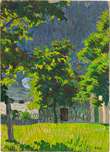Giovanni Giacometti  : Pomeriggio d’estate (Noci a Borgonovo) , 1903