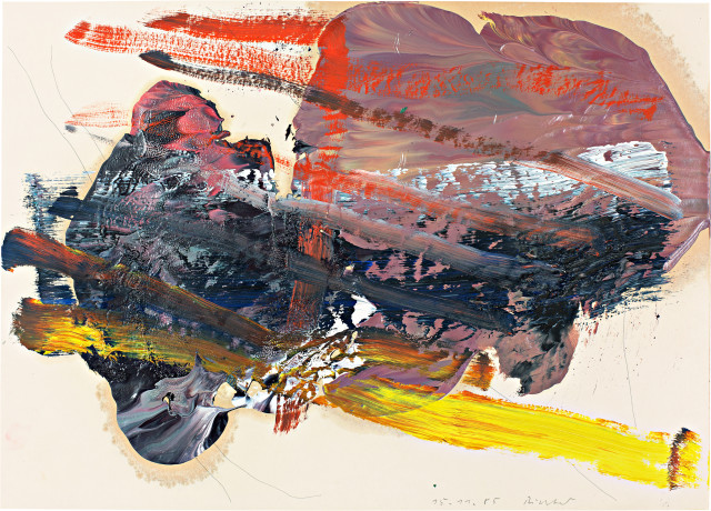 Gerhard Richter : Ohne Titel (Abstraktes Bild), 1985