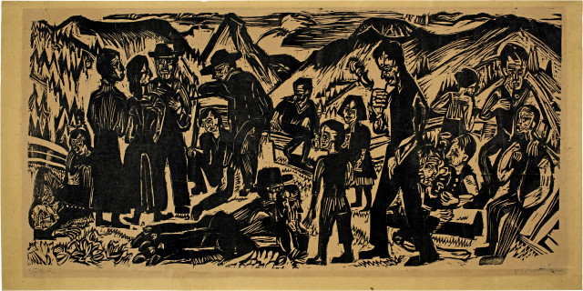 Ernst Ludwig Kirchner : Alpsonntag, Summer 1919